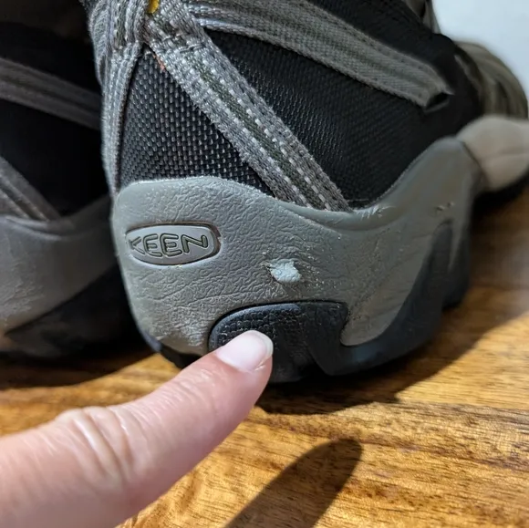 Keen Mens Flint Mid Steel Toe Boot Gray‎ Size 13D
