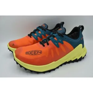Keen Mens Size 8 Zionic Scarlet Ibis Deep Lagoon Waterproof Hiking Shoes