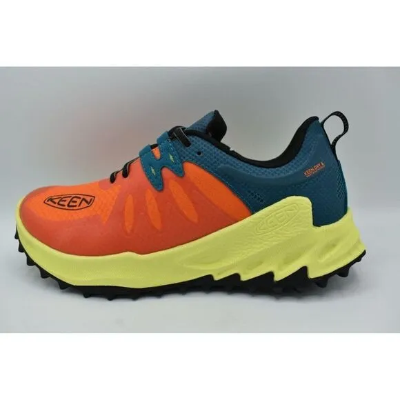 Keen Mens Size 8 Zionic Scarlet Ibis Deep Lagoon Waterproof Hiking Shoes