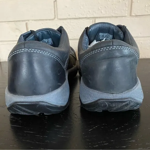 Keen Presidio Shoes Womens Size 7.5 Black Leather Trail Walking Hiking Sneakers