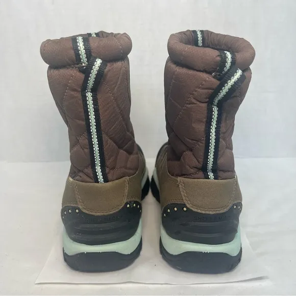 Keen Shellback Keep Warm Winter Snow Boots 200G Insulation Brown Women 7