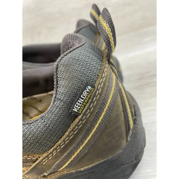 Keen Targhee II 1012213 Men's 11.5 Brown Leather Waterproof Hiking Sneaker Shoes