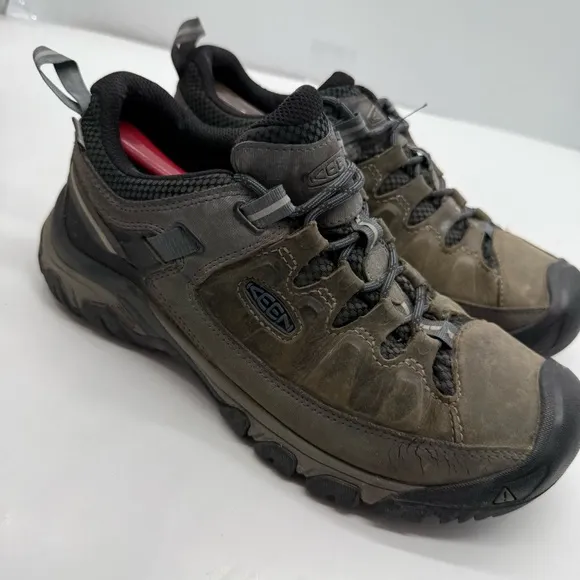 Keen Targhee III Mens 8 Hiking Shoes Trail Trekking Sneakers Low Leather 1017785