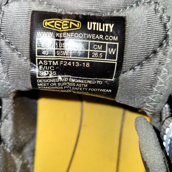KEEN Utility Atlanta Cool Steel Toe Static Dissipative Work Athletic Shoe 9.5W