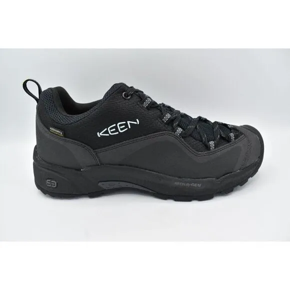 Keen Womens Size 10.5 Wasatch Crest Waterproof Blue Glass Black Hiking Shoes