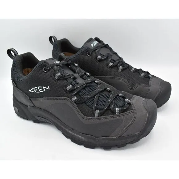 Keen Womens Size 10.5 Wasatch Crest Waterproof Blue Glass Black Hiking Shoes