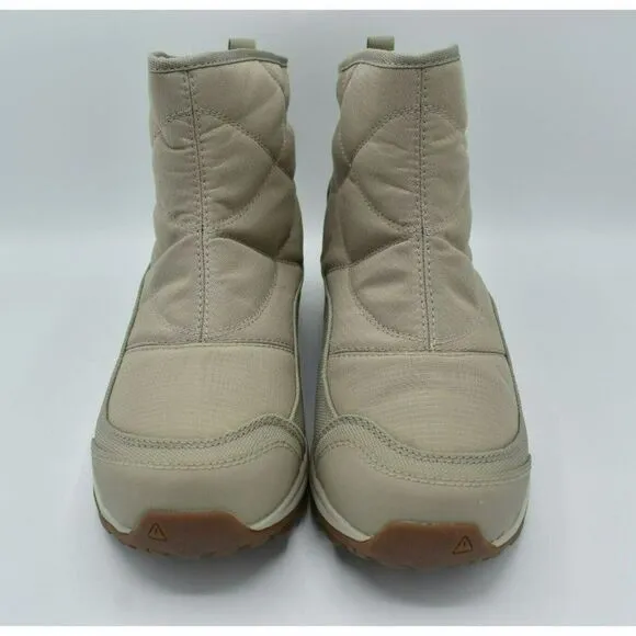 Keen Womens Size 9 Terradora II Ankle Pull On Waterproof Taupe Birch Snow Boots