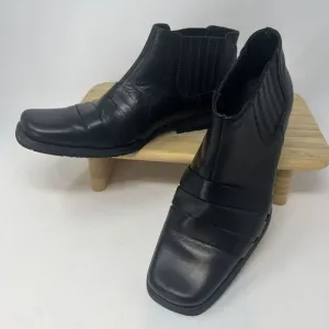 Kenneth Cole Leather Square Toe Boot Made In Italy  Men's 7 Made In Italy