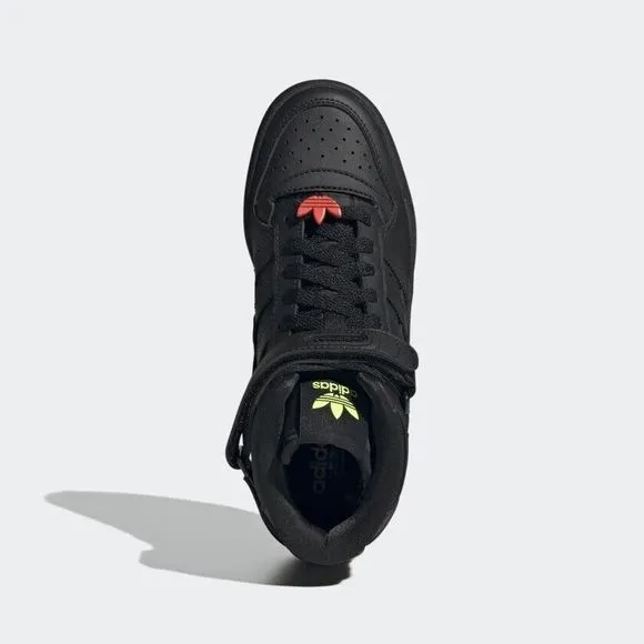 KID'S Adidas Originals Forum Mid Triple Black Trefoil Pins GY9237