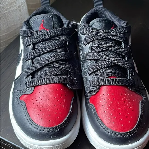 Kids Black and Red Nike Jordan