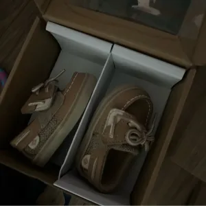 Kids Tan Sperry