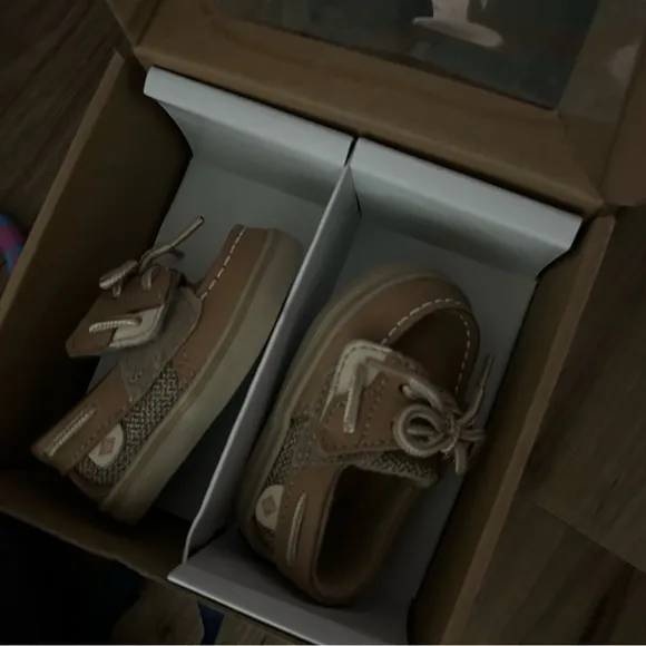 Kids Tan Sperry