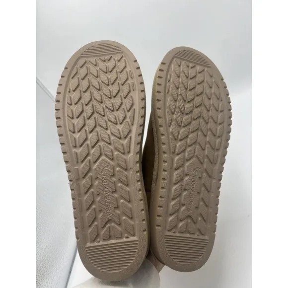 Koolaburra by UGG Suede Mini Winter Boots Barlee Chestnut Women's Size 10