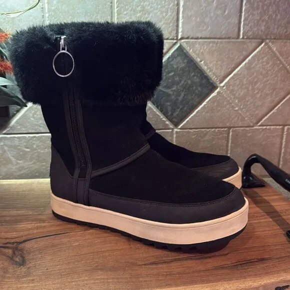 Koolaburra by UGG Tynlee Women's Waterproof Winter Boots - 8 - Great Condition