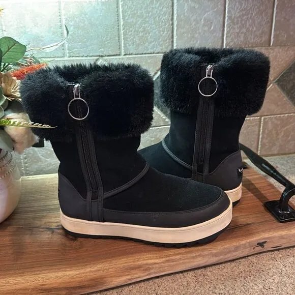 Koolaburra by UGG Tynlee Women's Waterproof Winter Boots - 8 - Great Condition