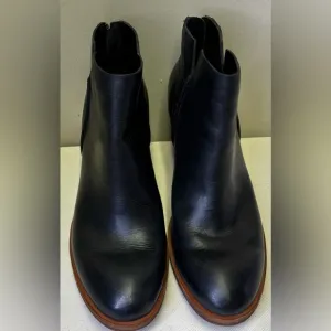 Kork Ease Black Chandra Ankle Leather Boots Size 6.5 M