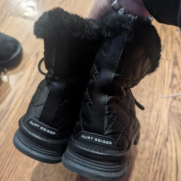Kurt Geiger London Mini Orson Water Repellent Faux Fur Lined Puffer Cory