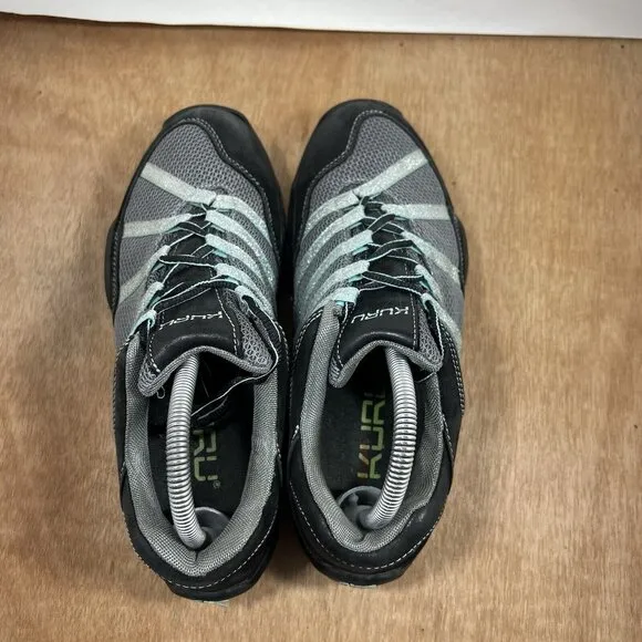KURU Chicane Women Size 9.5 Wide  Hiking Supportive Sneakers Blue Silver Black