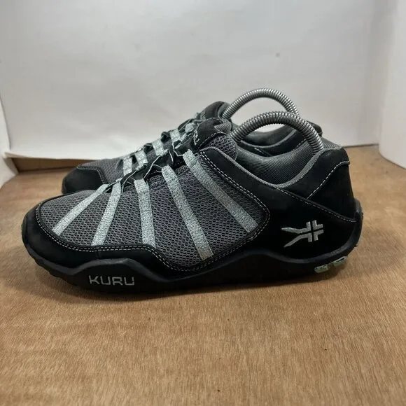 KURU Chicane Women Size 9.5 Wide  Hiking Supportive Sneakers Blue Silver Black