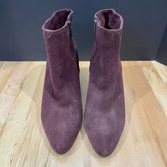 La Canadienne Suede Ankle Heeled Boots