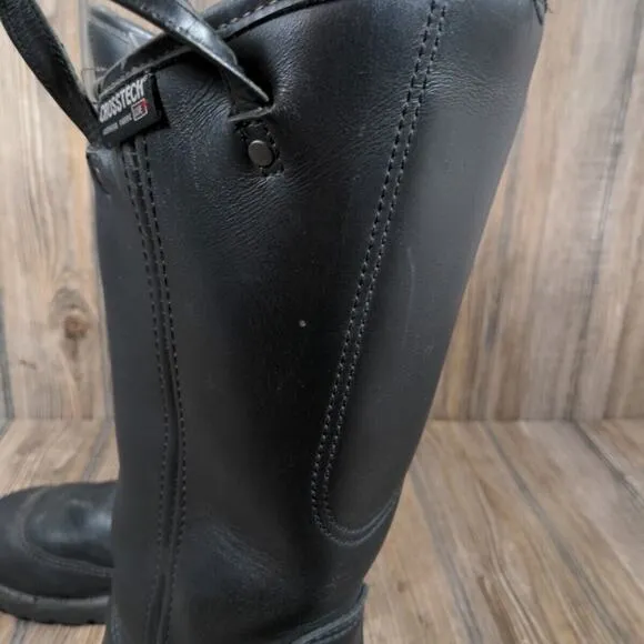 LaCrosse FireTech CrossTech Steel Toe Firefighter Leather Motorcycle Boots Wm 8