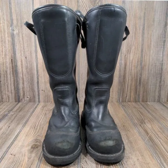 LaCrosse FireTech CrossTech Steel Toe Firefighter Leather Motorcycle Boots Wm 8