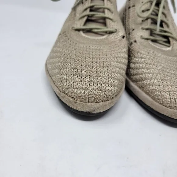 L'Amour Des Pieds Women's 11 Taupe Yannic Oxford Lace Up Shoes Lactae Hevea