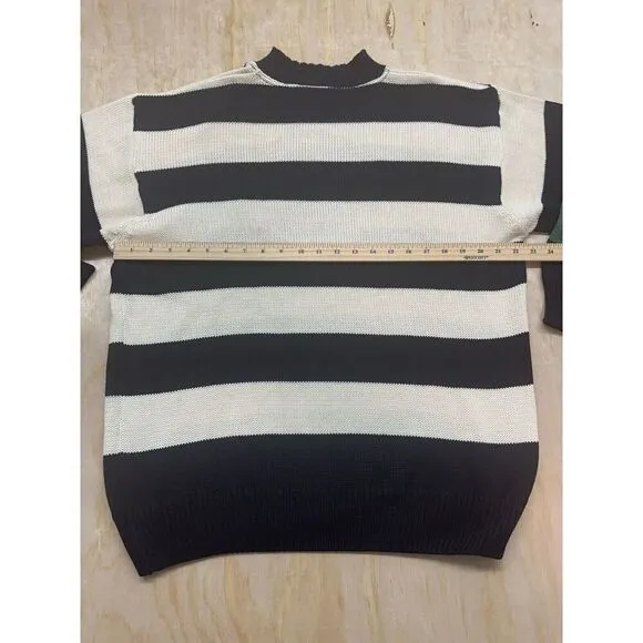 Lanaby’s Fashion Chunky Sweater Summer Time Marine Boat Large Chunky Knit