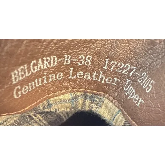 L'ARTISTE by Spring Step BELGARD Black Leather ANKLE BOOTS Size 38
