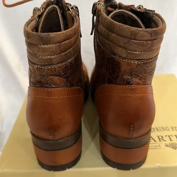 L'Artiste by Spring Step Leather Lace-Up Boots - Sunsetride