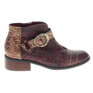 L'ARTISTE GEORGIANA French Inspired Ankle Boots Bootie’s Size EU 36 US 6 Leather