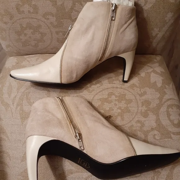 Leather ankle boots