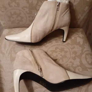 Leather ankle boots