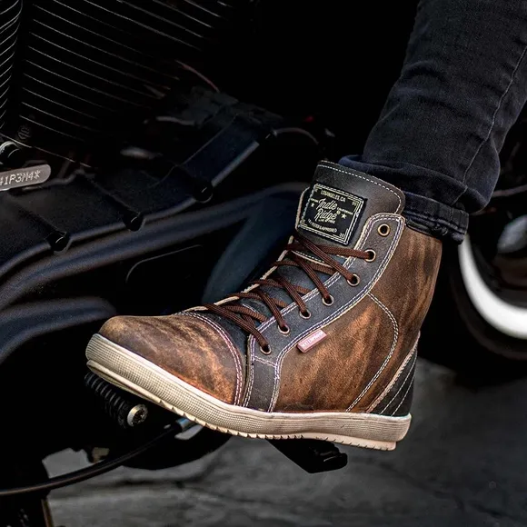 Leather Motorcycle Boots - The Comanche