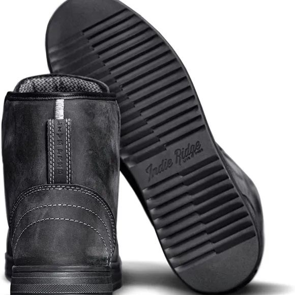 Leather Motorcycle Boots - The Crow
