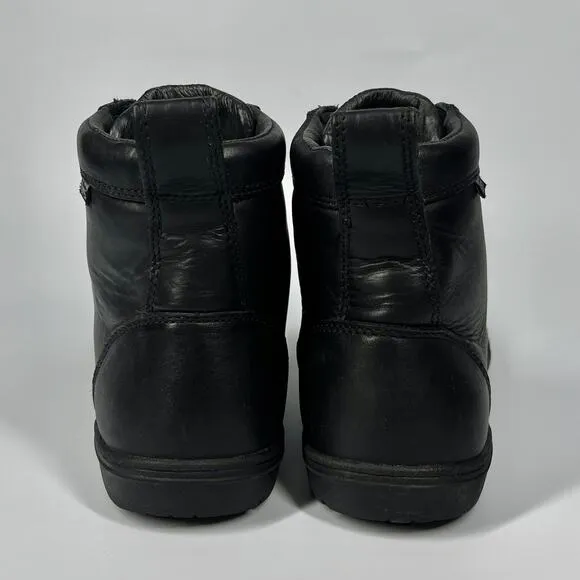 Lems Boulder Boot Shoes Men's Size 11 Waterproof Shadow Black Leather Hiking