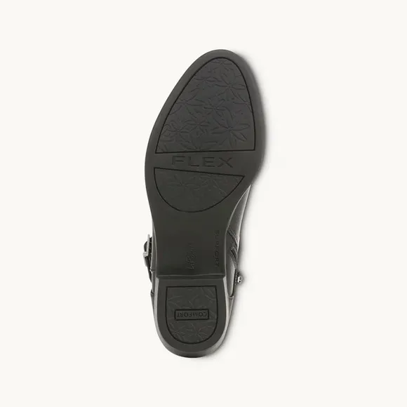 Life Stride Alexader Velocity With Memory Foam Side Zip Black Bootie Size 9 Med