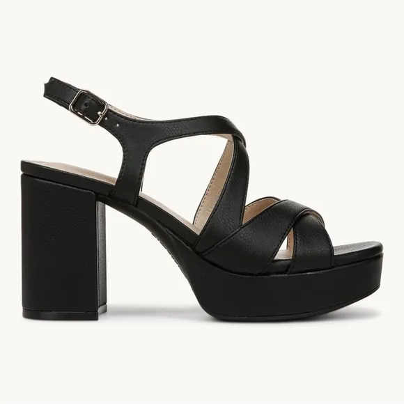 Life Stride Black Platform Shoes