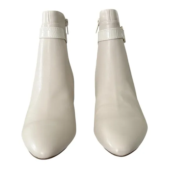 Life Stride Guild 2 Bone Cream Ankle Boots  Kitten Heel Women’s Size 11 M