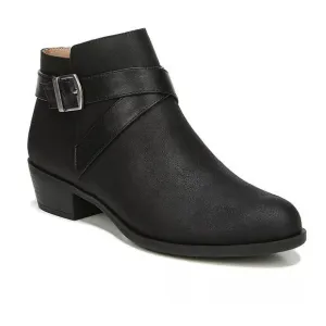 LIFESTRIDE Ally Ankle Boots Women 7.5M Black Retro Goth Grunge Whimsygoth NWB