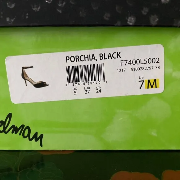 LIKE NEW! Black Porchia Sam Edelman Suede High Heel Shoes -  7M