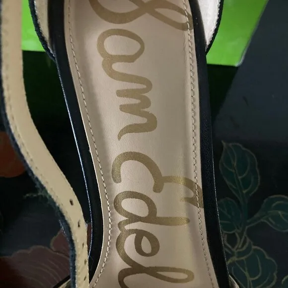 LIKE NEW! Black Porchia Sam Edelman Suede High Heel Shoes -  7M