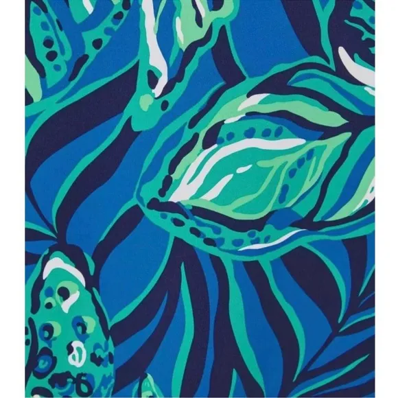 Lilly Pulitzer ChillyLilly Seralina Indigo Breeze Maxi Dress Size XXS UPF 50 NWT