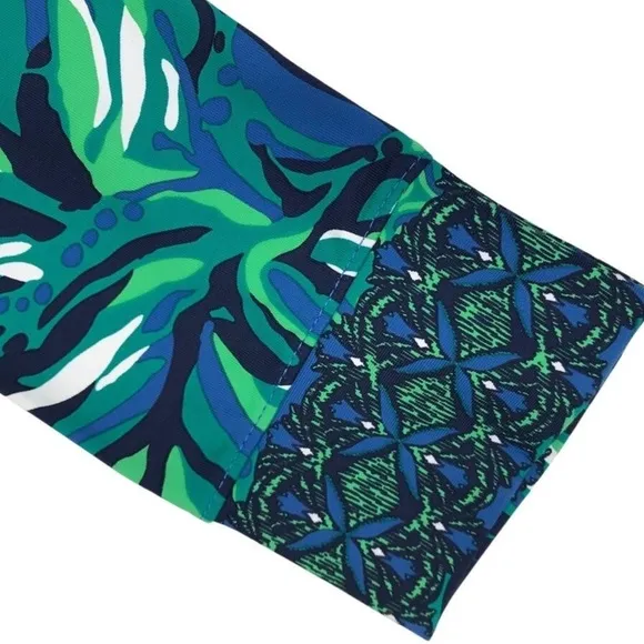 Lilly Pulitzer ChillyLilly Seralina Indigo Breeze Maxi Dress Size XXS UPF 50 NWT
