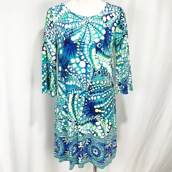 LILLY Pulitzer Ophelia Swing Dress Agate Green Roe Your Boat size Small