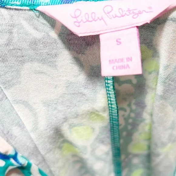 LILLY Pulitzer Ophelia Swing Dress Agate Green Roe Your Boat size Small