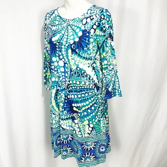 LILLY Pulitzer Ophelia Swing Dress Agate Green Roe Your Boat size Small