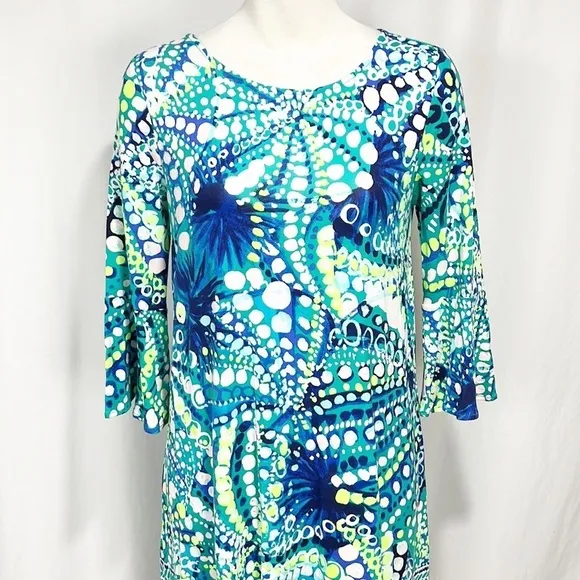 LILLY Pulitzer Ophelia Swing Dress Agate Green Roe Your Boat size Small