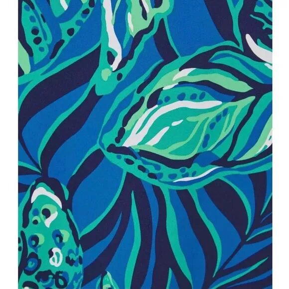 LILLY PULITZER Seralina ChillyLilli UPF 50  Maxi Dress Sz XS Indigo Breeze NWT