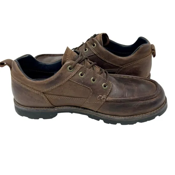 LL BEAN Brown East Point Shoes Rugged English Moc Sz 9.5 TEK Waterproof Travel